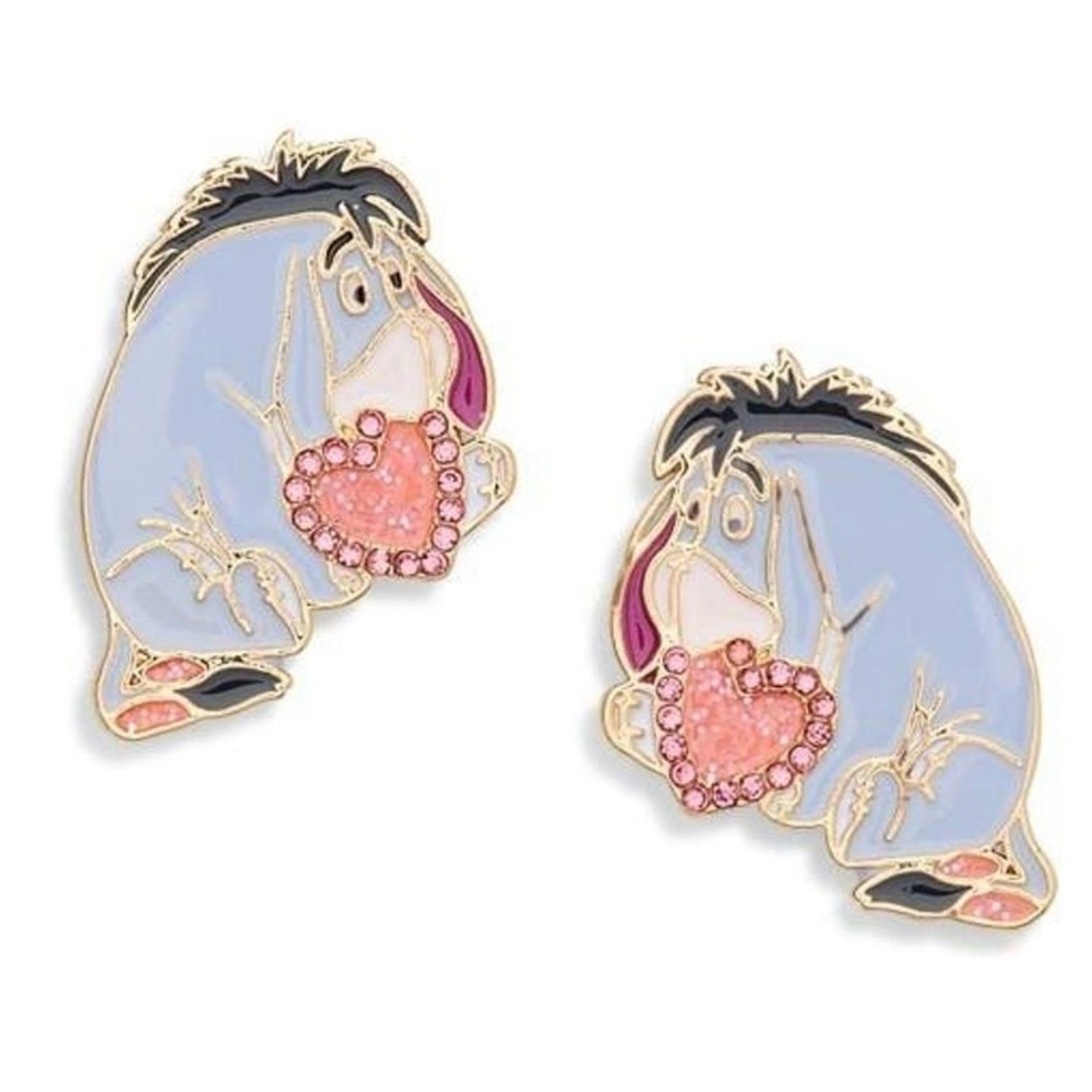 Disney Baublebar Eeyore Heart Earrings